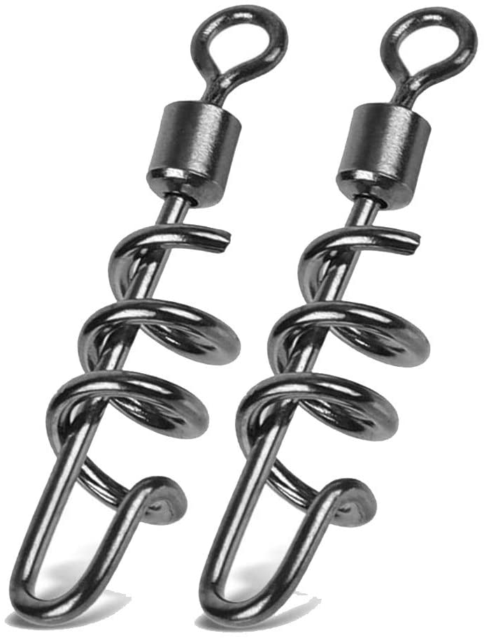 Fishing Swivels Types: corlscrew swivel